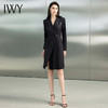 IWY/秋季新品时尚高档职业装连衣裙女长袖西装裙修身显瘦主持人正装2231110Q1 商品缩略图4