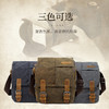 狼族优选丨复古单肩摄影包 单反便携斜挎包 日韩防泼水帆布男女相机包咖啡色 商品缩略图8
