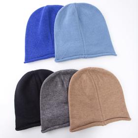 针织宽松冷帽（适合大头围）