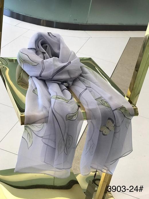 优品堂【如花似锦】100％桑蚕丝长巾 商品图5