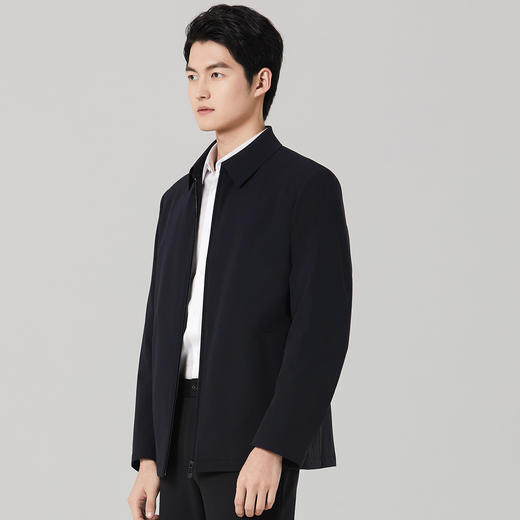 圣得西羽绒夹克男短款冬季商务休闲翻领干部款保暖羽绒服2162942051 商品图2