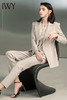 IWY/时尚杏色职业西装套装女气质女神范韩版经理马甲三件套正装223170C1+p1 商品缩略图3