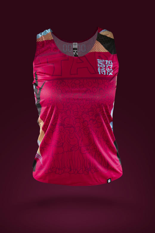 严素跑步背心，蓄势待发系列，男/女款，轻量，快干，严素态度 商品图2