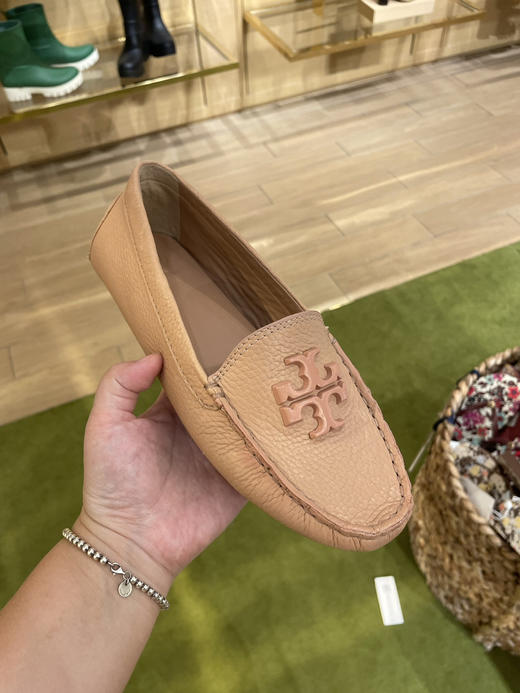 好折！Tory burch TB 牛皮豆豆鞋 开车逛街都很舒适 上档次 商品图3