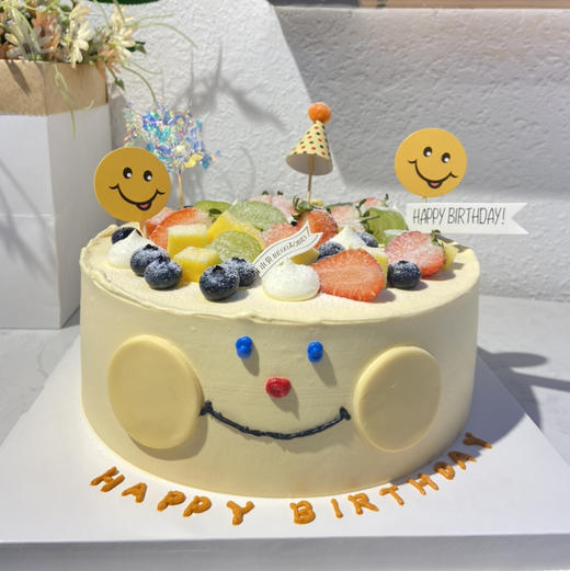 ins笑脸—水果可爱生日蛋糕 商品图1