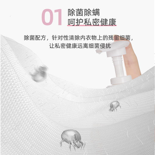 【拍送内衣皂3块】植护内衣洗内裤清洗液女士洗衣液1斤*2瓶 商品图1