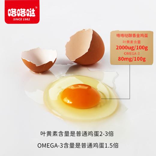咯咯哒醇香金鸡蛋20枚礼盒装叶黄素Omega-3多不饱和脂肪酸可生食无菌无抗 商品图3