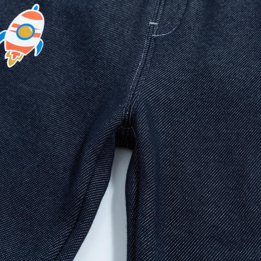 贝贝怡童装儿童新品秋冬加绒保暖休闲裤男童时尚酷帅长裤223K2424 商品图8