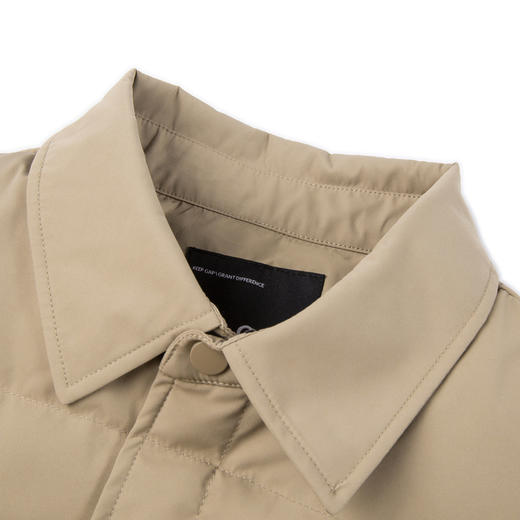 GXG男装  冬季热卖简约纯色舒适保暖翻领短款羽绒服男 商品图2