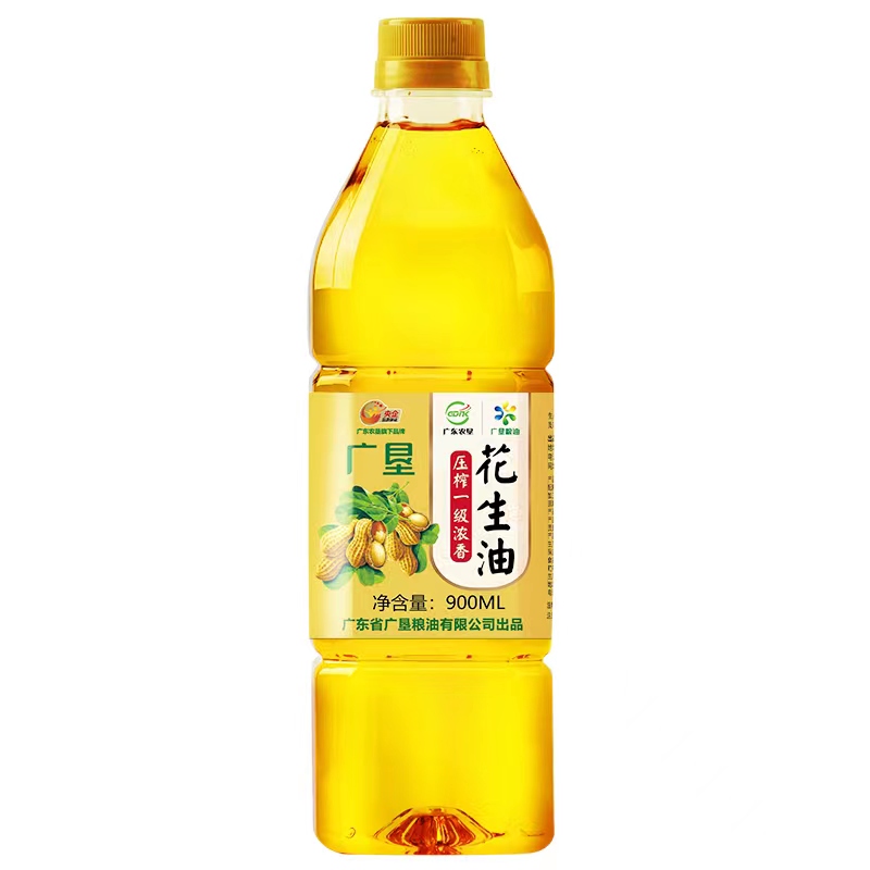 【广垦优品】广垦压榨一级浓香花生油900ml