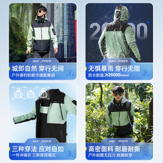 三合一垂钓休闲冲锋衣 商品图1