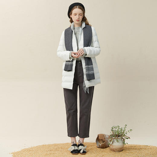 Famecoco范可儿品牌羽绒服女款冬季轻薄羽绒服女显瘦外套女F228AL004 商品图4