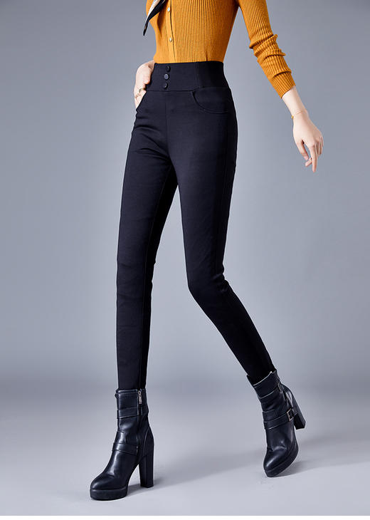 【加加亲】白鹅绒显瘦魔术小脚裤 铅笔裤 1512 商品图3