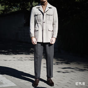 Merino Brothers 隐蔽呢澳洲美丽诺羊毛游猎夹克