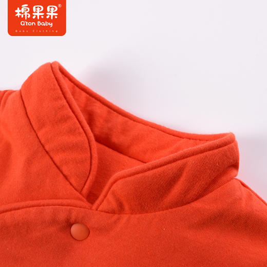 商场同款棉果果冬季男童女童保暖舒适中国风夹棉偏襟连体衣M402722822650 商品图1