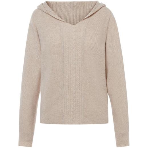 2楼米茜尔服饰羊绒连帽毛衫 商品图0