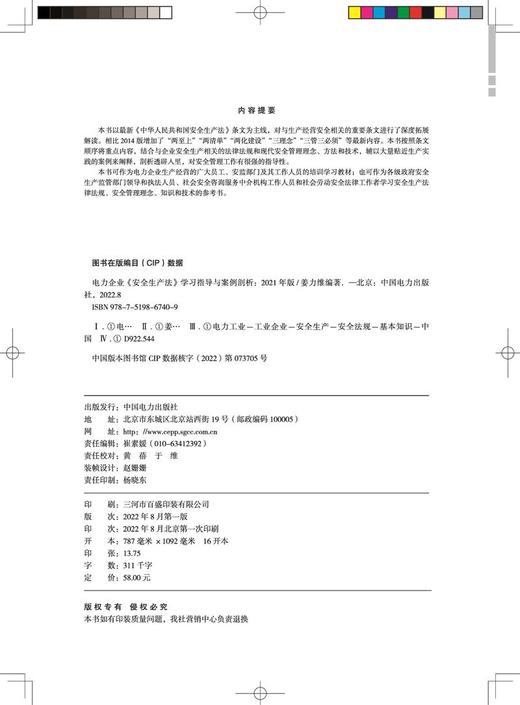 电力企业《安全生产法》学习指导与案例剖析（2021年版） 商品图3
