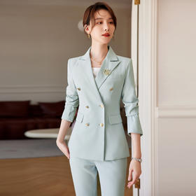 春秋新款设计感高端职业套装气质时尚工装西服