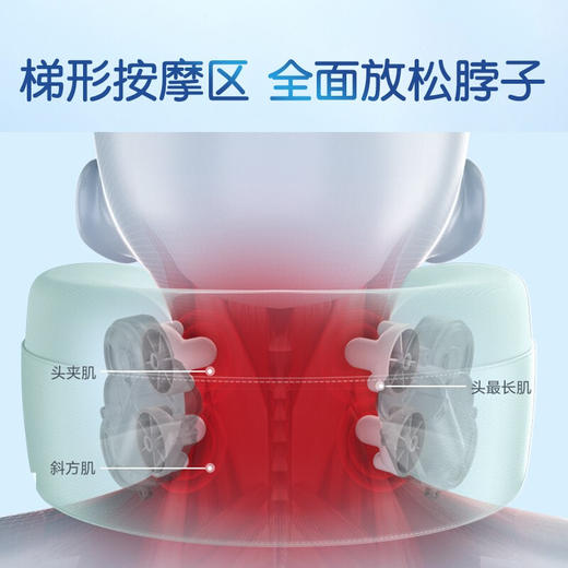 SKG颈椎按摩枕N5热敷颈部U型枕按揉捏脖子护颈仪肩颈疏通神器 商品图5