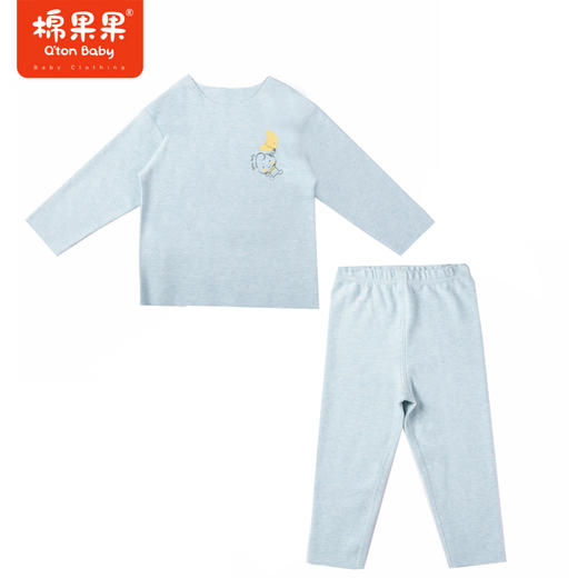 商场同款棉果果冬季男童女童暖绒棉套头套装2件套舒适柔软亲肤M411302422661 商品图0