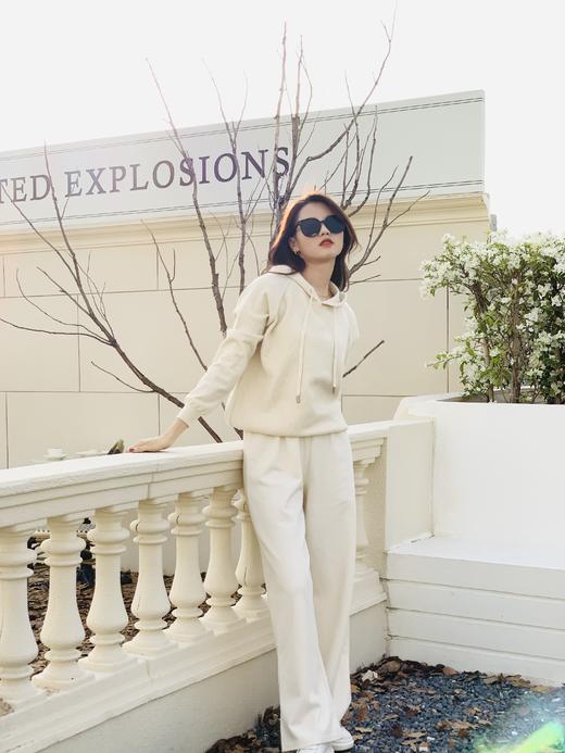 【百图lulu定制】【自由连帽衫】仿羊绒 针织毛衣 连帽衫 商品图4