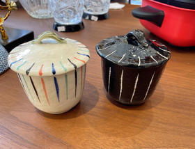 黑十草蒸杯 彩十草蒸杯