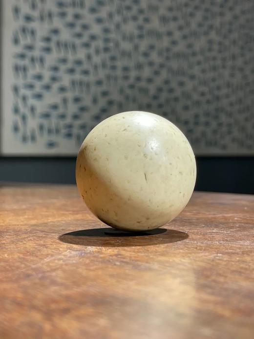 汉白玉老手捻旋掌球，顺丰包邮 商品图0