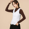 SX-8021秋冬短款加绒马甲内胆保暖家居舒适简约女款马甲8021 商品缩略图3