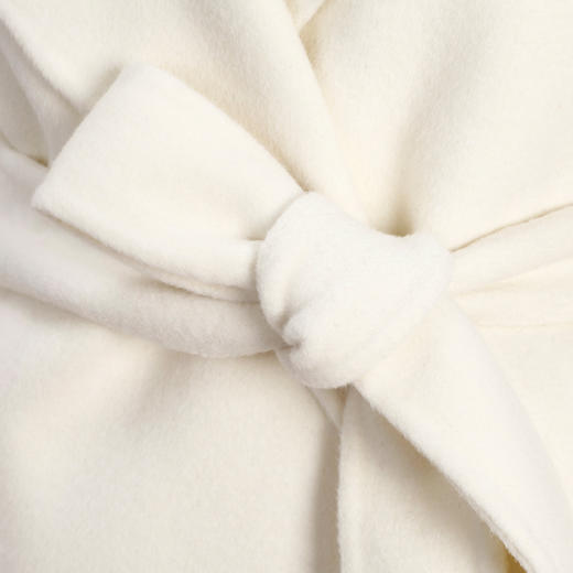 MH9M2斯尔丽瑟俪2022年冬上新商场同款精致撞色边海军领束腰带大衣外套 商品图4