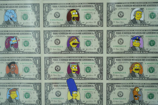 收藏系列 美金手绘画 辛普森 商品图4