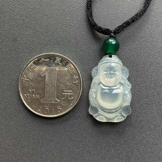 冰种翡翠精雕财神爷 商品图3