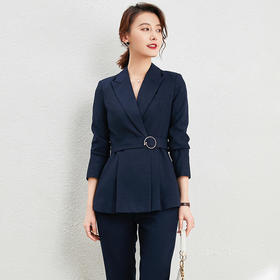 春秋职业装时尚气质西服经理工装西装套装女通勤正装韩版工作服ol