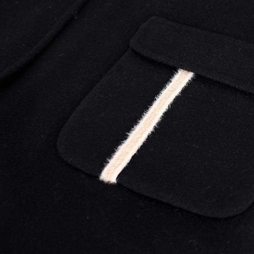 MH9R5斯尔丽瑟俪商场同款2022年冬上新休闲连帽牛角扣搭畔减龄宽松大衣 商品图3