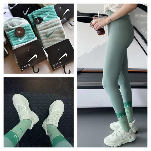 【商城单】18色-NIKE双层假两件棉袜，毛巾底纯棉情侣款，高质量有实拍。 商品图7
