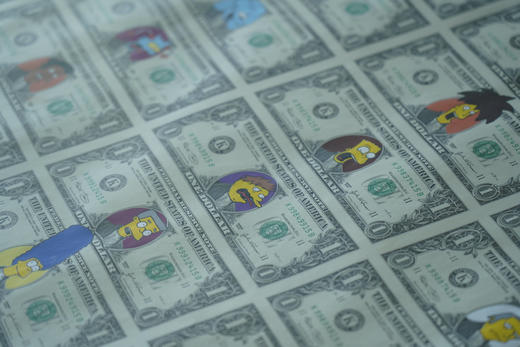 收藏系列 美金手绘画 辛普森 商品图6