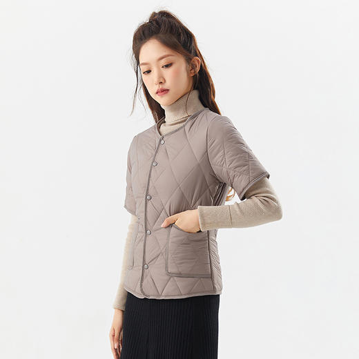 SX-2366加厚保暖短袖棉内胆女款家居加绒可2366 商品图3