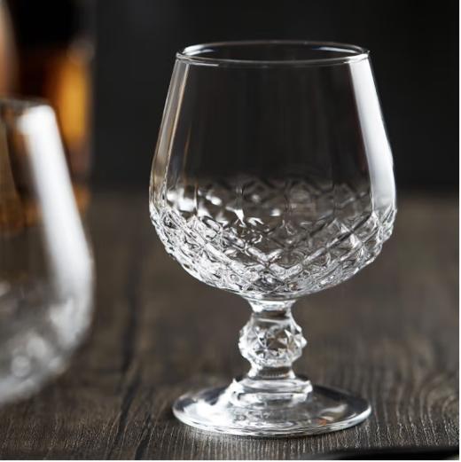 法国进口CDA长胜白兰地酒杯xo洋酒杯家用高端水晶玻璃杯干邑烈酒杯6头套装320ml 商品图6