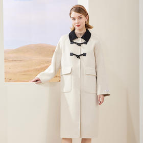 MH9Q1斯尔丽瑟俪商场同款2022年冬上新气质温柔高级感赫本风宽松大衣