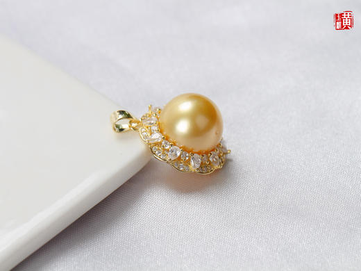[ 雪精灵 ] 南洋金珍珠吊坠 商品图2