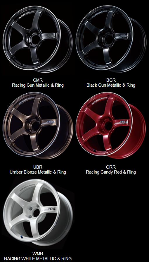 ADVAN TC4 铸造轮圈 15/16/17/18 4*98/100 5*100/112/114/120 日本进口 总代合作 正品保证 商品图6