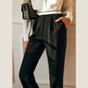 欧芮儿西装休闲裤女春季2022年新款高腰显瘦时尚气质设计感阔腿裤 商品缩略图0