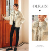 OLrain欧芮儿法式小香风毛呢外套女春2025新款皮毛一体毛绒大衣 商品缩略图1