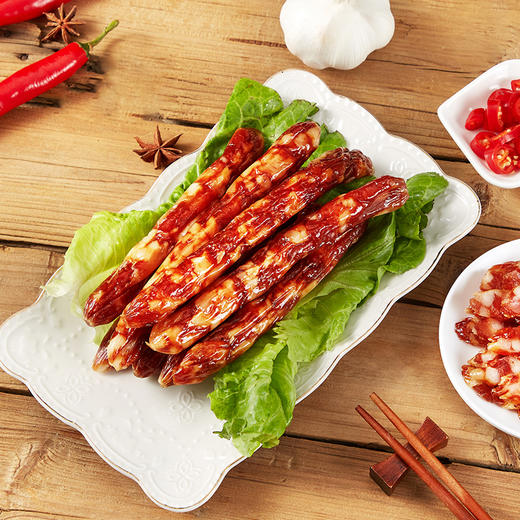 【新晒腊味】象窝山天然生晒腊肉腊肠双拼礼盒800g/盒   内含400g腊肠400克腊肉  全国包邮 商品图2