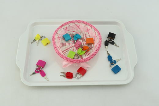 小彩色锁8把055c 商品图0