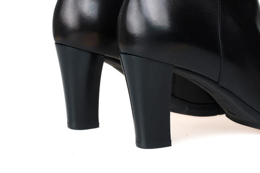 豪麟名鞋奥莱迪嘉女鞋短靴羊皮革Z26257N黑色  原价4660元 商品图2