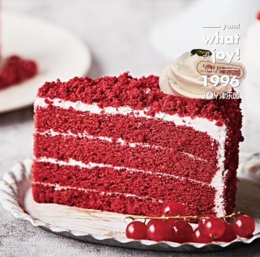 红丝绒蛋糕-动物奶油切角 商品图0
