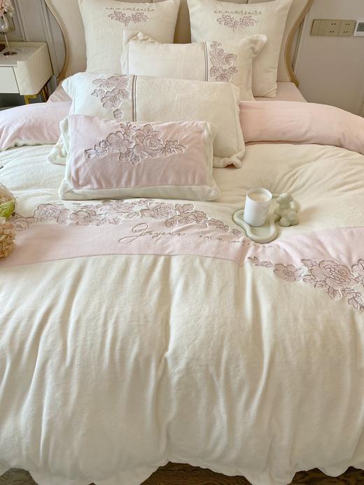 南通家居床上四件套秋冬新品高克重 230g全消光牛奶绒 商品图5