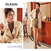 OLrain欧芮儿法式中长款双面毛呢外套女春2025新款两穿加厚大衣 商品缩略图3