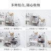 收纳有用 桌面透明可视加厚大容量化妆品收纳盒四格款带小抽屉【该商品不支持用券】 商品缩略图1