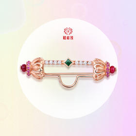 【连连惊喜】彩宝创意多用胸针